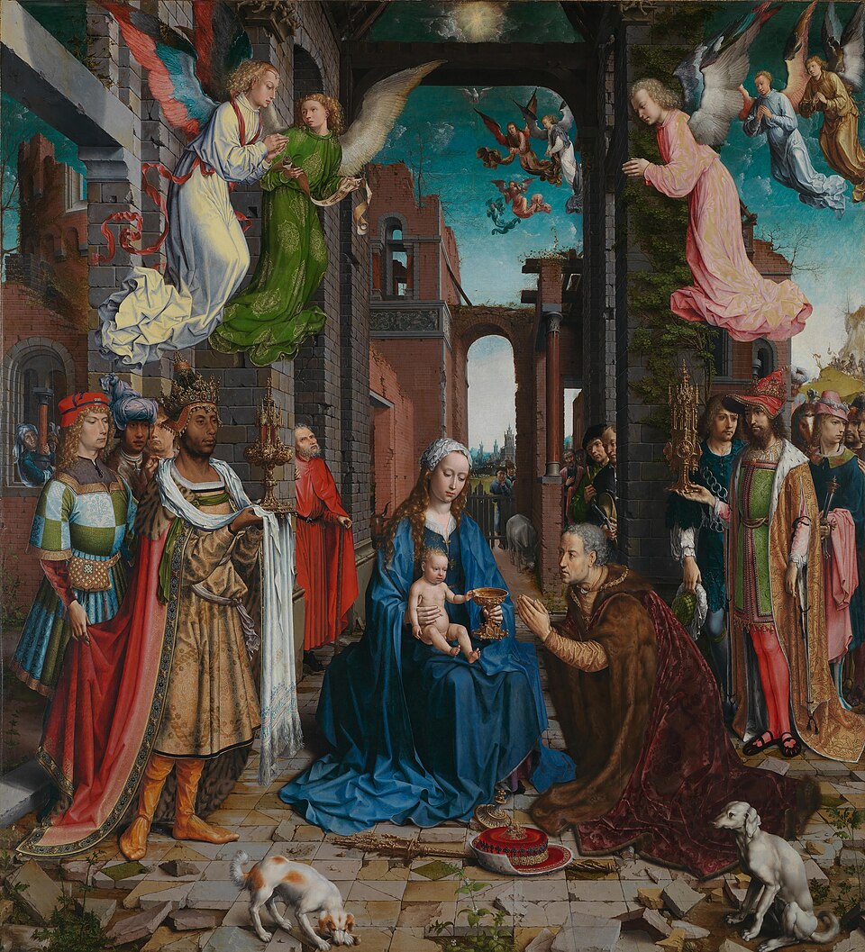 De Aanbidding der Koningen (Jan Gossaert)