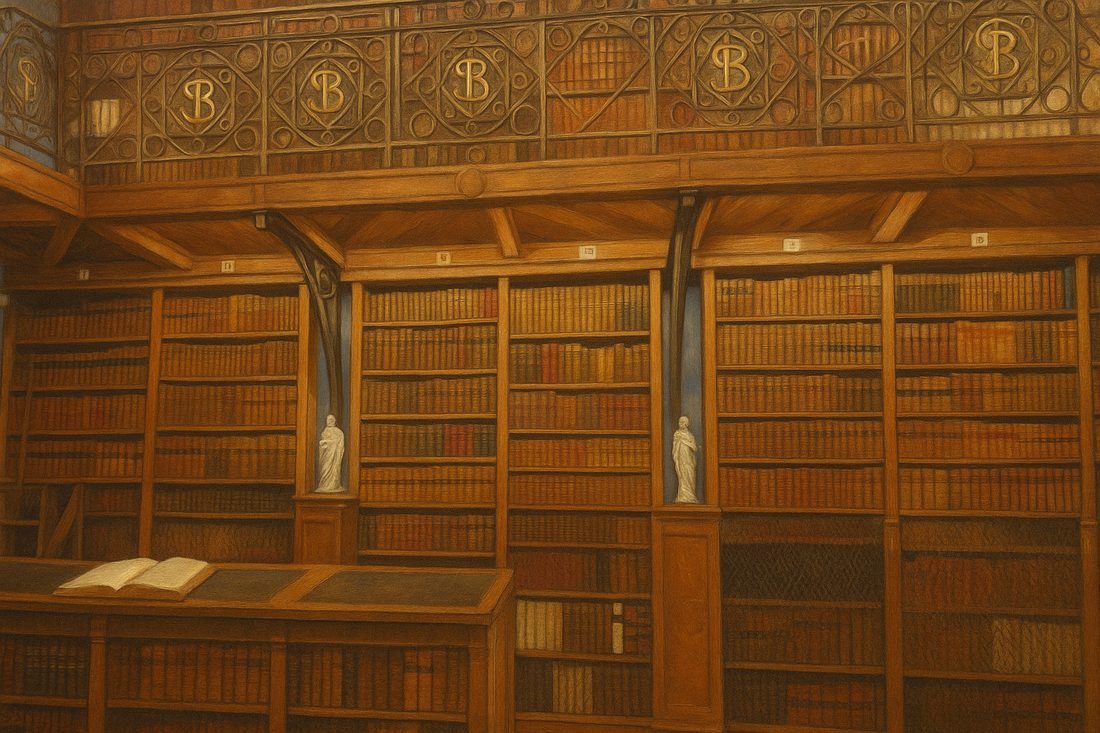 Bibliotheek van de Abdij van Bornem (De Abdij van Bornem/Robby Boey)